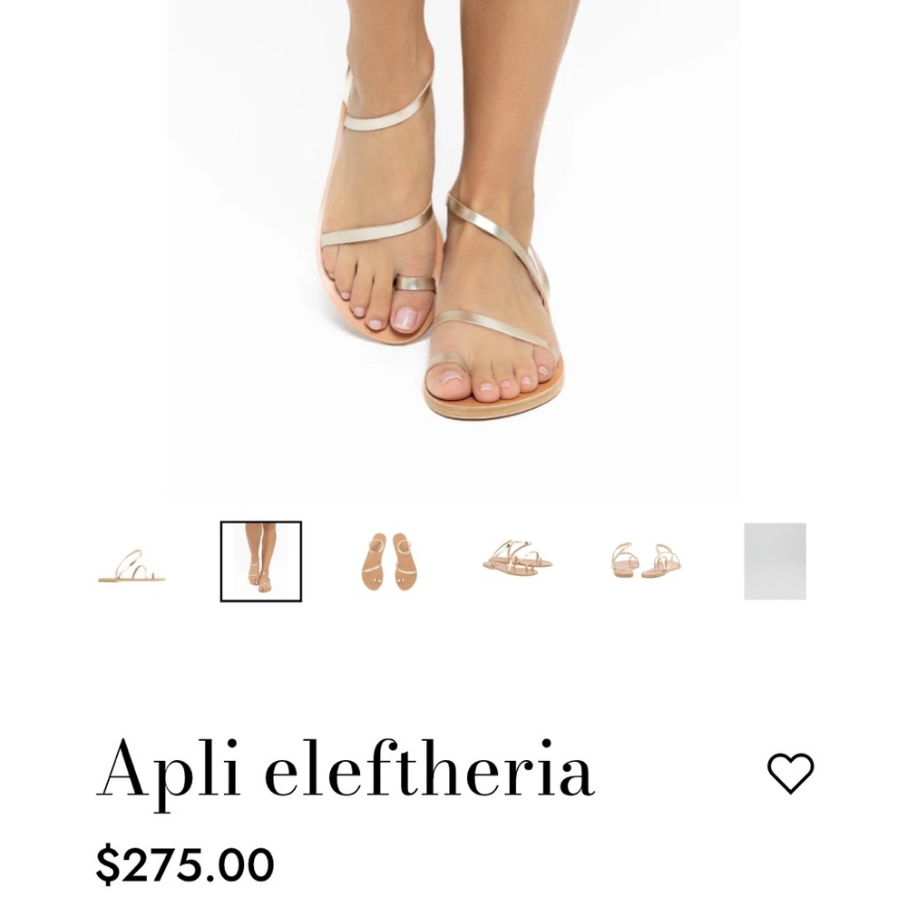 Ancient Greek Apli Eleftheria Sandals